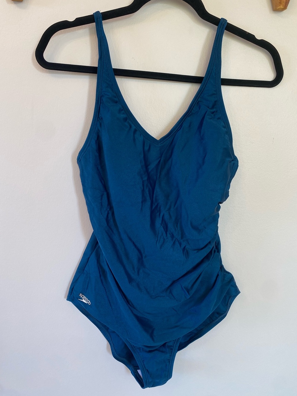 Vintage Speedo Vibrant Blue One-Piece Swimwear size 12